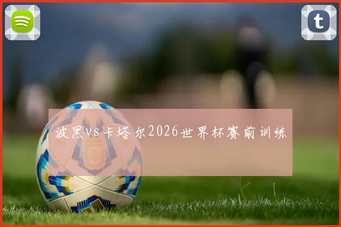 波黑vs卡塔尔2026世界杯赛前训练